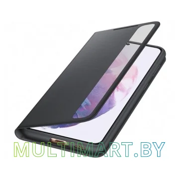Чехол Samsung Smart Clear View Cover для Galaxy S21+ (черный) картинка 4